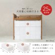 画像4: カントリー調頑丈木製ロフトベッド【Calista】 棚・コンセント付き ベッド下140cm (4)