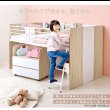 画像7: サイド棚付きおしゃれなシステムベッド【Selina-t】3点セット (7)