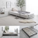 画像: シンプルパイプ＆すのこローベッド【Gianni】ヘッドレス