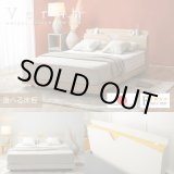 画像: おしゃれな曲線美デザインローベッド【Verna】日本製