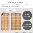 画像11: コンセント付きスタイリッシュデザインすのこローベッド【Franz】 (11)