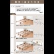 画像4: 組立簡単ボルトレスロータイプすのこベッド【Erland】 (4)