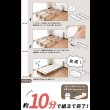 画像5: 組立簡単ボルトレスロータイプすのこベッド【Erland】 (5)