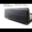 画像16: リクライニング機能付き・ファブリック＆レザーローベッド【William】ウィリアム (16)