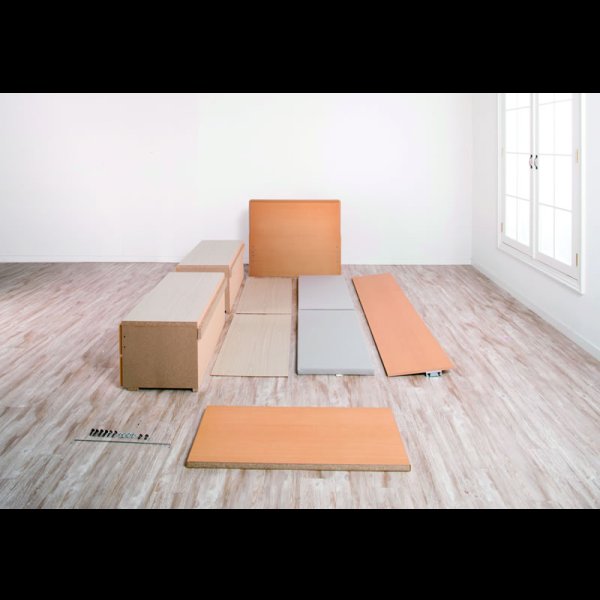 画像8: 引き出しタイプが選べるショート丈チェストベッド【Varier-s】日本製 フラットパネル (8)