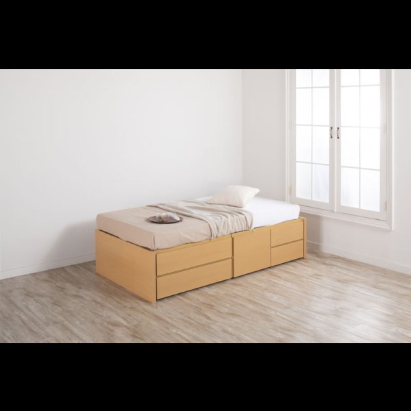 画像6: 引き出しタイプが選べるショート丈チェストベッド【Varier-s】日本製 ヘッドレス (6)