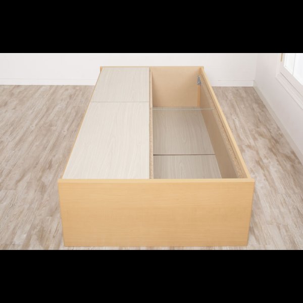 画像18: 引き出しタイプが選べるショート丈チェストベッド【Varier-s】日本製 ヘッドレス (18)