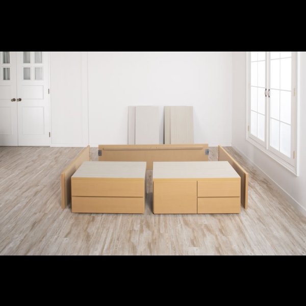 画像19: 引き出しタイプが選べるショート丈チェストベッド【Varier-s】日本製 ヘッドレス (19)