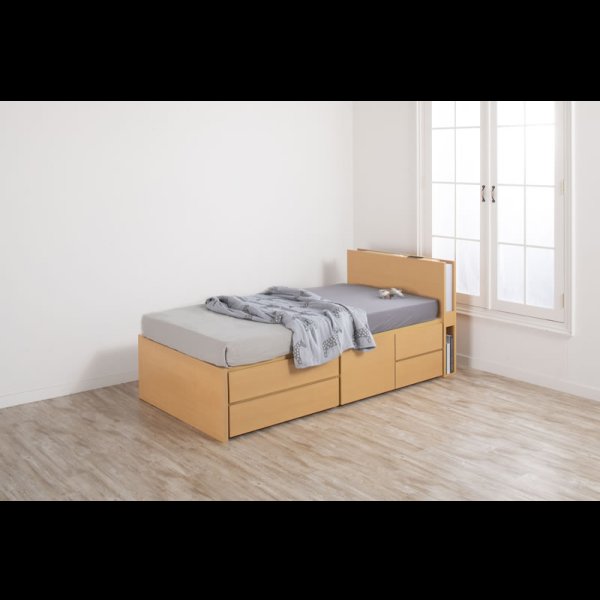 画像6: 引き出しタイプが選べるショート丈チェストベッド【Varier-s】日本製 ムード照明付き (6)