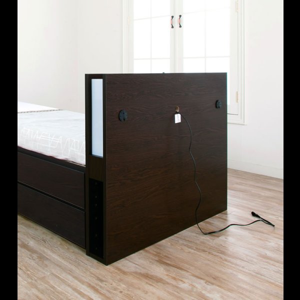 画像10: 引き出しタイプが選べるショート丈チェストベッド【Varier-s】日本製 ムード照明付き (10)