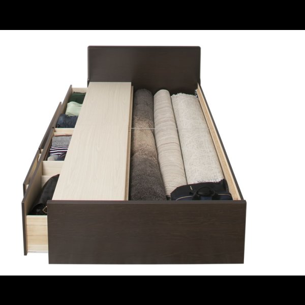 画像16: 引き出しタイプが選べるチェストベッド【Varier】日本製 フラットパネル (16)