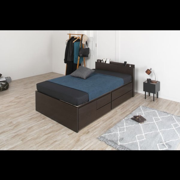 画像6: 引き出しタイプが選べるチェストベッド【Varier】日本製 スマート棚 (6)