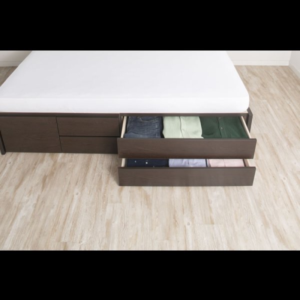 画像13: 引き出しタイプが選べるチェストベッド【Varier】日本製 ヘッドレス (13)