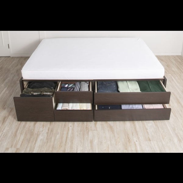 画像14: 引き出しタイプが選べるチェストベッド【Varier】日本製 ヘッドレス (14)