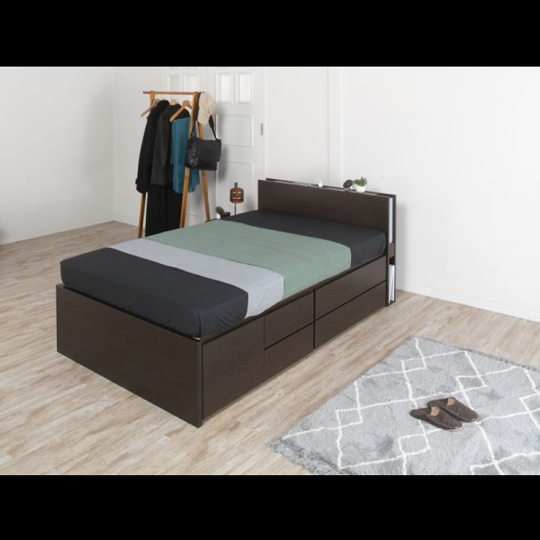 画像7: 引き出しタイプが選べるチェストベッド【Varier】日本製 ムード照明付き (7)