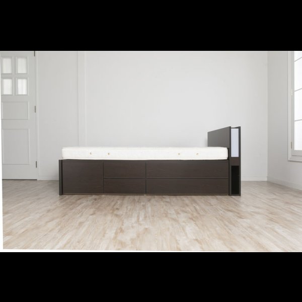 画像9: 引き出しタイプが選べるチェストベッド【Varier】日本製 ムード照明付き (9)