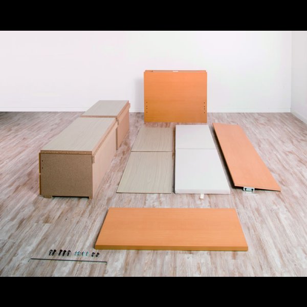 画像15: 引き出しタイプが選べるチェストベッド【Varier】日本製 ムード照明付き (15)