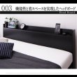 画像9: ブラックカラーがかっこいい！棚・コンセント付き大容量収納チェストベッド【Erwin】 (9)