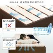 画像6: 布団も干せる山折りすのこ付き大容量国産チェストベッド【Marcia】 開梱設置込み (6)