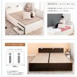 画像16: 高品質で低価格！すのこ仕様日本製大容量チェストベッド【Melanie】 開梱設置込み (16)