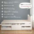 画像5: ヘッドレスも選べるすのこ仕様日本製ショート丈チェストベッド【Mildred】 開梱設置込み (5)