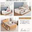画像15: ヘッドレスも選べるすのこ仕様日本製ショート丈チェストベッド【Mildred】 開梱設置込み (15)