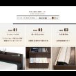 画像5: 引き出しタイプが選べるチェストベッド【Varier】日本製 角丸スリム棚 (5)