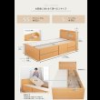 画像16: 引き出しタイプが選べるショート丈チェストベッド【Varier-s】日本製 角丸スリム棚 (16)