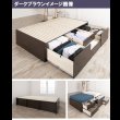 画像21: 奥行きが深い頑丈大型引き出しベッド【Deep2】日本製 ヘッドレス (21)