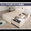 画像20: 奥行きが深い頑丈大型引き出しベッド【Deep2】日本製 スマート棚付き (20)