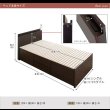 画像10: 奥行きが深い頑丈大型引き出しベッド【Deep2】日本製 スマート棚付き (10)