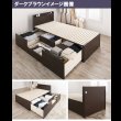 画像20: 奥行きが深い頑丈大型引き出しベッド【Deep2】日本製 スリム棚付き (20)