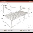 画像9: 奥行きが深い頑丈大型引き出しベッド【Deep2】日本製 スリム棚付き (9)