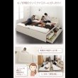 画像3: 国産大容量収納連結チェストベッド【COLRIS】コルリス (3)