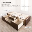 画像9: 奥深引き出し・ヘッドボードが選べる【Deep2】ショート丈ベッド (9)