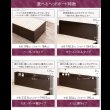 画像20: 奥深引き出し・ヘッドボードが選べる【Deep2】ショート丈ベッド (20)