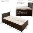 画像24: 奥深引き出し・ヘッドボードが選べる【Deep2】ショート丈ベッド (24)