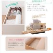 画像8: コンセント付きフラットパネルショート丈短めチェストベッド【Maxine】マクシーン (8)