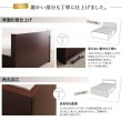 画像13: 頑丈ベッドシリーズ【Tough】タフ 日本製 布団干し対応BOX型チェストベッド (13)