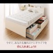 画像6: 通気性に優れた国産すのこ仕様大容量収納チェストベッド【Nicola】 (6)