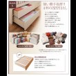 画像12: 通気性に優れた国産すのこ仕様大容量収納チェストベッド【Nicola】 (12)