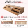 画像12: 棚の有無が選べるショート丈頑丈チェストベッド【Blanche】ブランシュ (12)