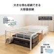 画像9: 高さ調整ができる！ヘッドレス仕様頑丈スチールベッド【Benito】 (9)