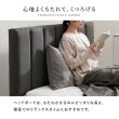 画像6: ホテルライクデザインファブリックベッド【Lucie】すのこ仕様 (6)