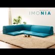 画像21: 和楽のIMONIA カバーリングフロアコーナーソファセット (21)