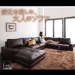 画像6: レザー仕様：フロアコーナーソファ：ルチアーノ。単品購入可能！ (6)