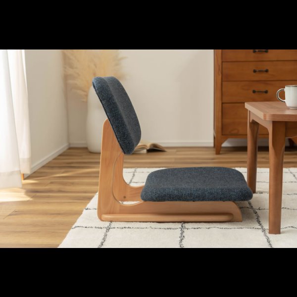 画像15: 天然木仕様こたつにも合わせて使えるフロアチェア【Gordon】 (15)