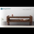 画像17: アジアン家具アバカシリーズ【Parama】パラマ　コーナーカウチソファ／W120テーブル (17)