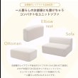 画像4: 一人暮らしでも置けるコンパクトなブークレユニットソファ3点セット【Delizia】日本製 (4)