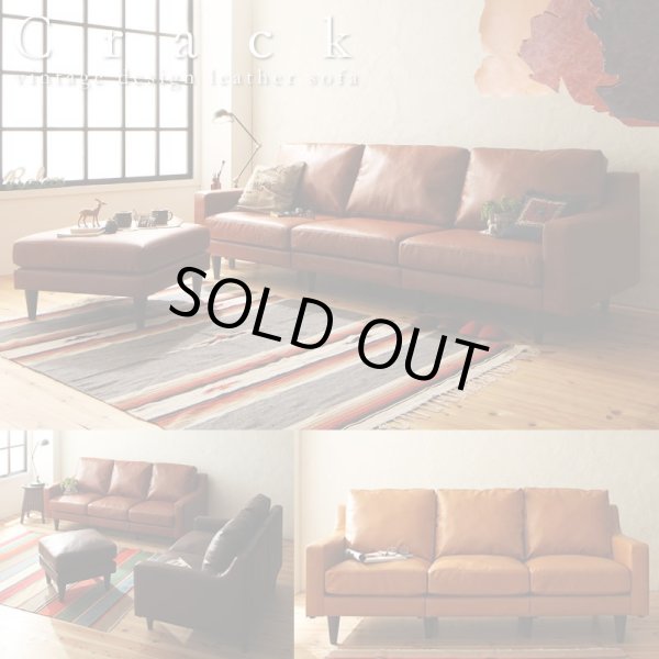 画像1: ヴィンテージデザインソファ【Crack】クラック (1)